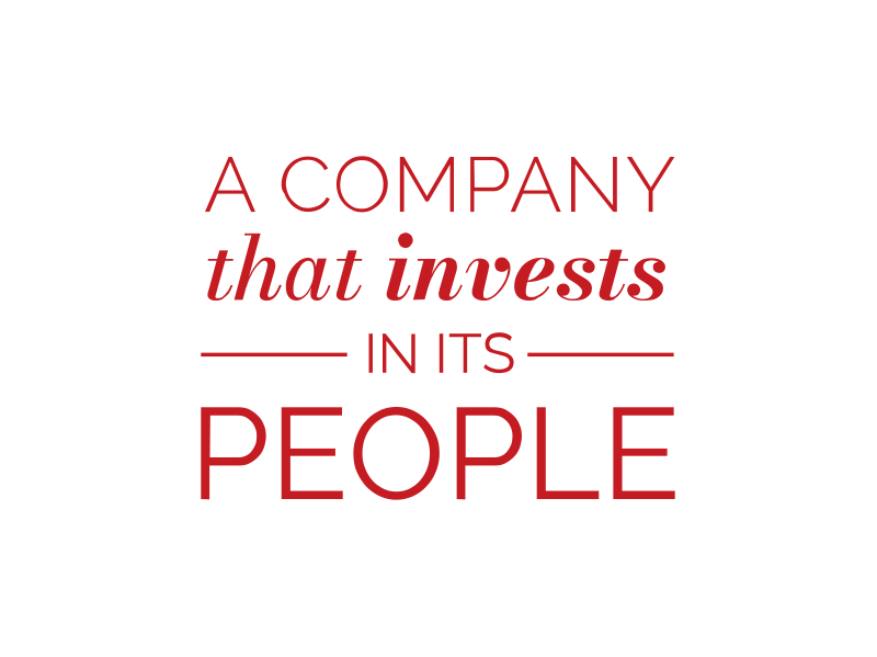 A company that invests in its people