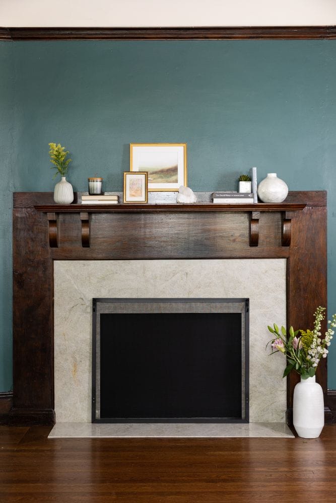 fireplace mantel remodel lee kimball